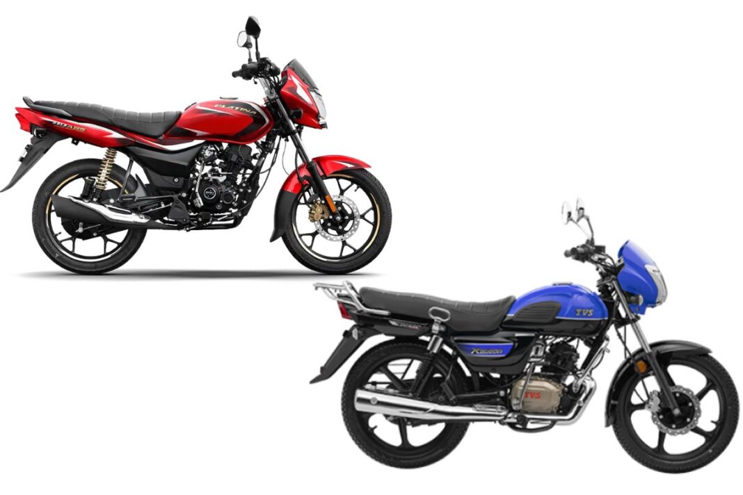 Bajaj Platina vs TVS Radeon