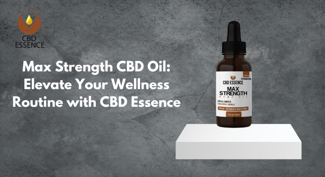 Max Strength CBD Oil