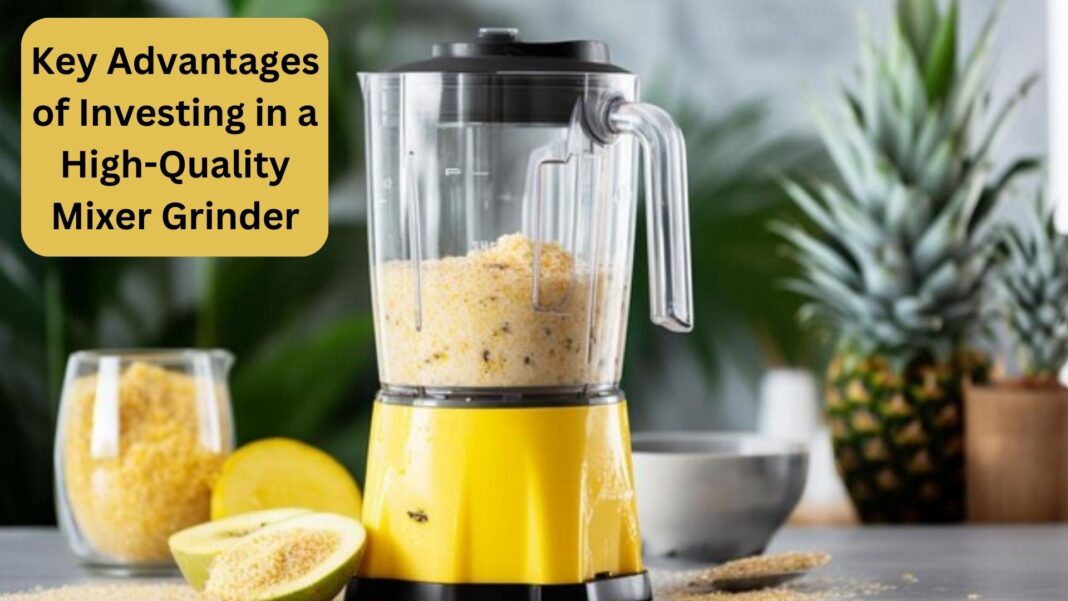 Key Advantages of Investing in a High-Quality Mixer Grinder