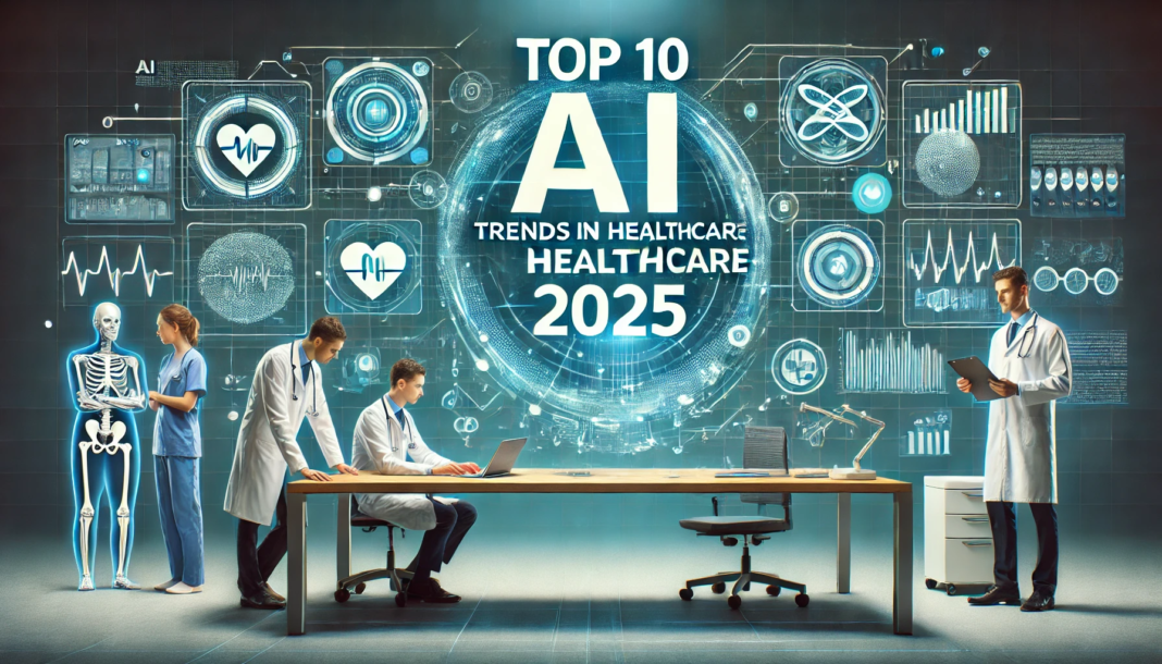 Top 10 AI Trends in Healthcare (2025)